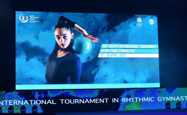 В Баку состоялась церемония открытия третьего международного турнира по художественной гимнастике AGF Trophy