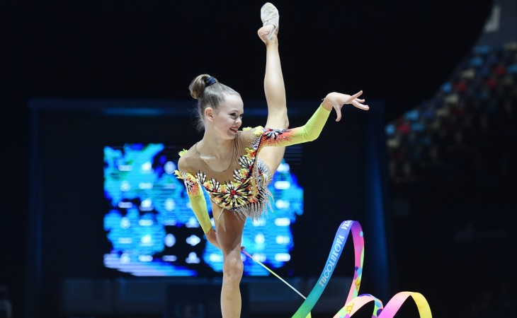 В Баку продолжается третий международный турнир по художественной гимнастике AGF Trophy