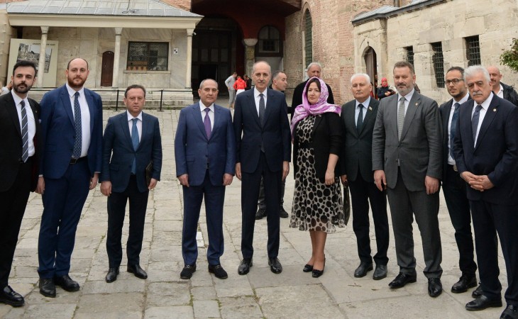 Делегация ПЕА посетила мечеть Айя-София в Стамбуле