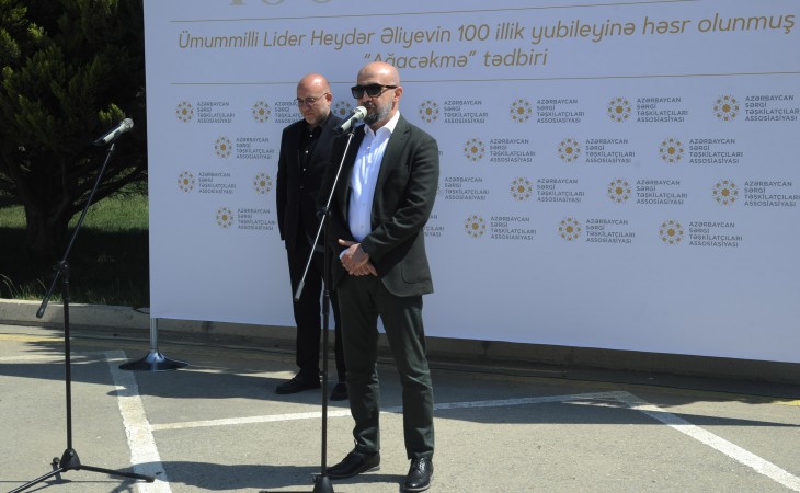 Ассоциация организаторов выставок Азербайджана организовала акцию по посадке деревьев в честь 100-летия общенационального лидера Гейдара Алиева