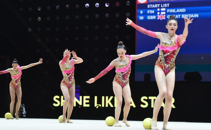 В Баку стартовал 39-й чемпионат Европы по художественной гимнастике