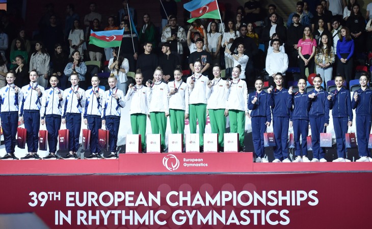 Чемпионат Европы: Юные азербайджанские гимнастки завоевали еще одну медаль