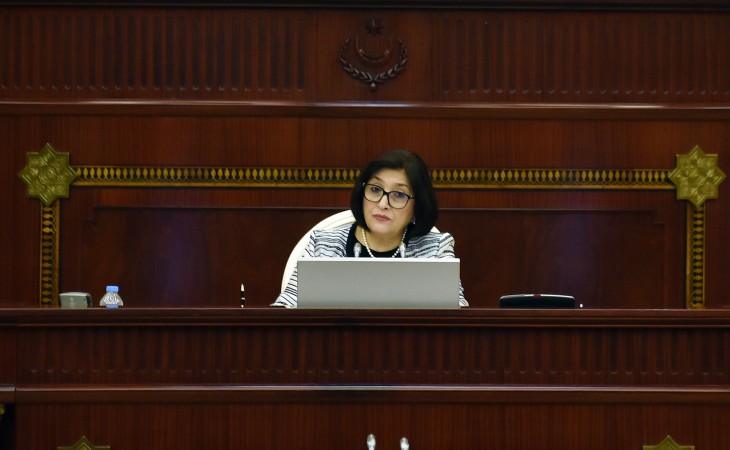 Сахиба Гафарова: На весенней сессии Милли Меджлиса состоялось 9 заседаний, принято 90 законов и постановлений
