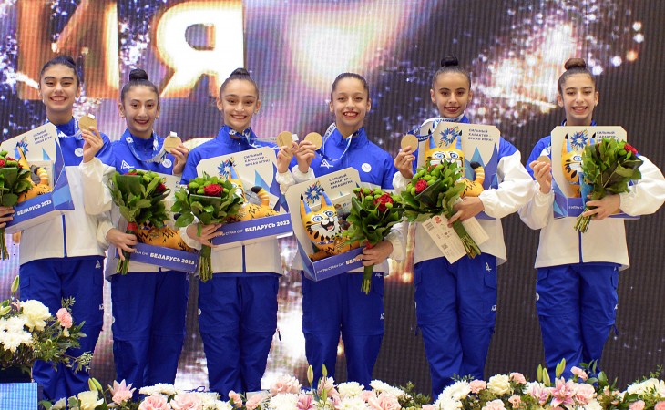 Игры стран СНГ: сборная Азербайджана по гимнастике завоевала бронзовую медаль