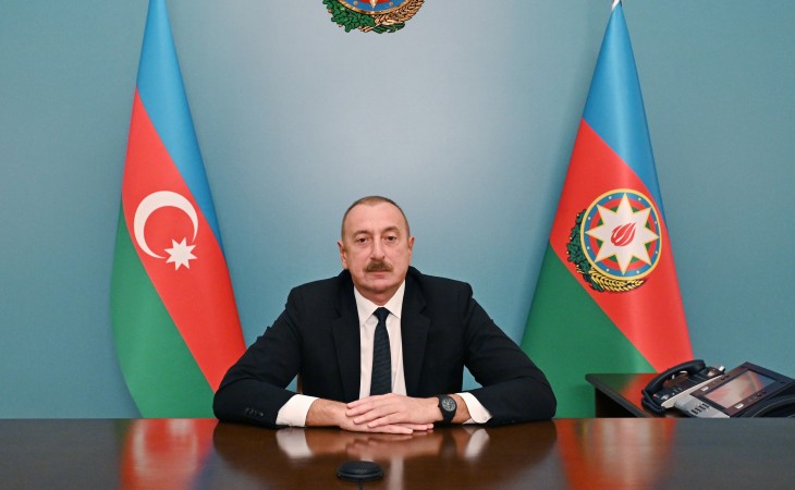 President of Azerbaijan Ilham Aliyev addressed nation 