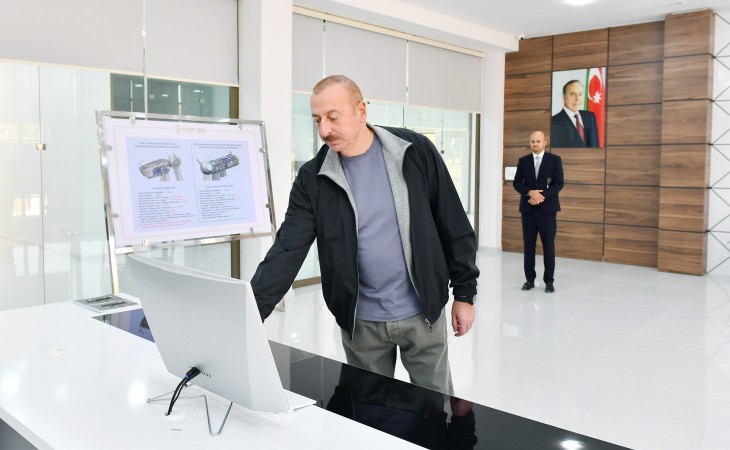 Президент Ильхам Алиев открыл Джебраильский центр цифрового управления ОАО «Азеришыг»