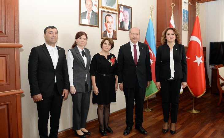 President Ersin Tatar visits Representative Office of Northern Cyprus in Azerbaijan