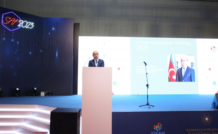 SAF 2023 - Beynəlxalq STEAM Azərbaycan Festivalının açılış mərasimi keçirilib