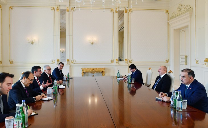 President Ilham Aliyev received Vice President of Türkiye Cevdet Yilmaz
