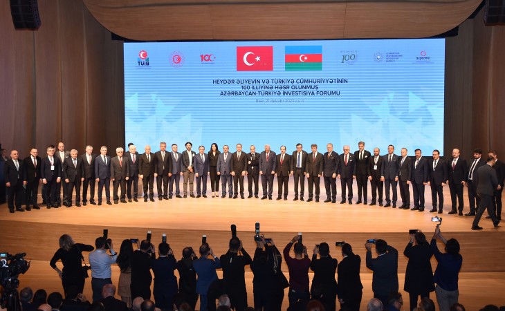 Bakıda Azərbaycan-Türkiyə İnvestisiya Forumu keçirilib