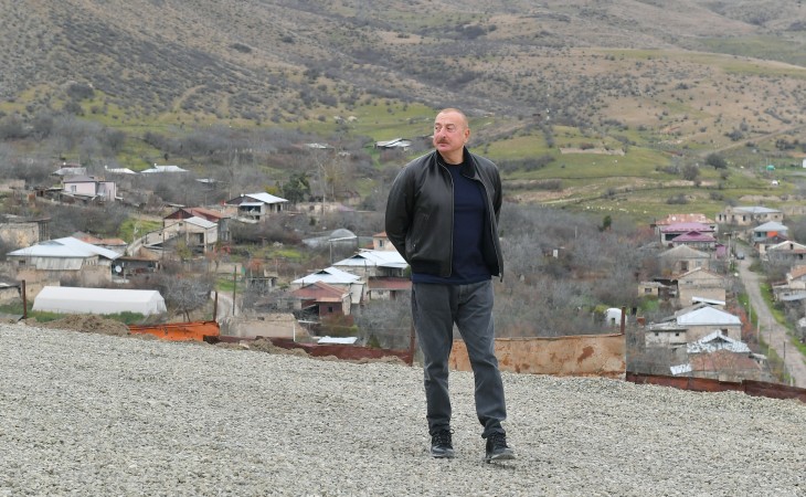 President Ilham Aliyev visited village of Pirlar in Khojaly district