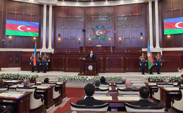 Состоялась церемония инаугурации Президента Азербайджанской Республики Ильхама Алиева