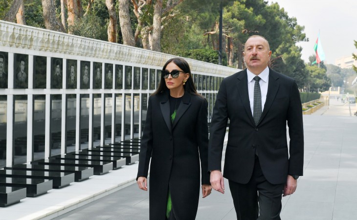 President Ilham Aliyev paid tribute to Azerbaijani martyrs