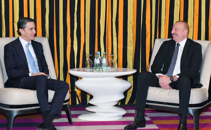 Президент Азербайджана Ильхам Алиев встретился в Мюнхене со специальным координатором Президента США