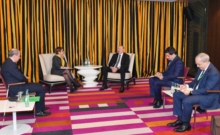 В Мюнхене состоялась встреча Президента Азербайджана Ильхама Алиева с президентом Европейского банка реконструкции и развития 