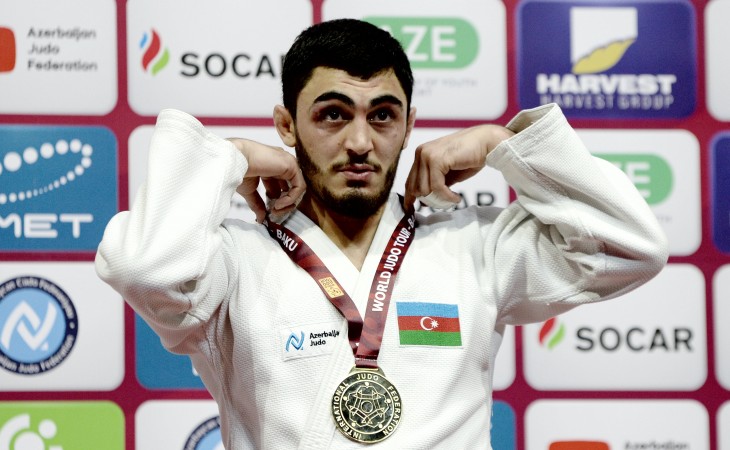 Azerbaijani judoka snatches Grand Slam gold medal in Baku