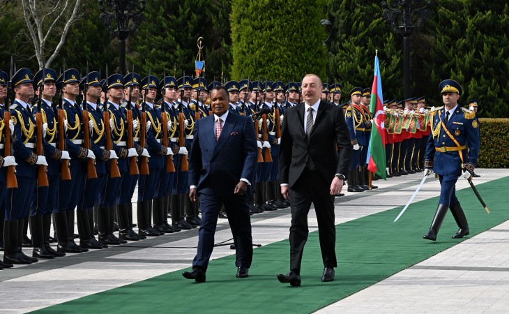 Состоялась церемония официальной встречи Президента Конго Дени Сассу-Нгессо