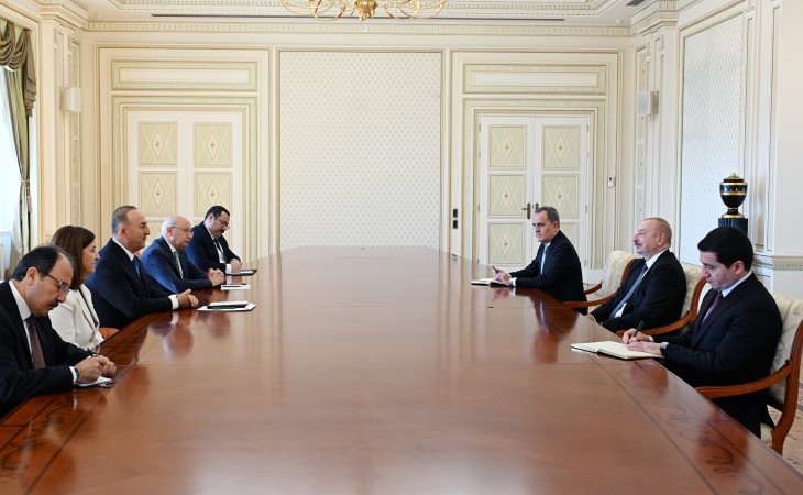 President Ilham Aliyev received member of Grand National Assembly of Türkiye Mevlüt Çavuşoğlu
