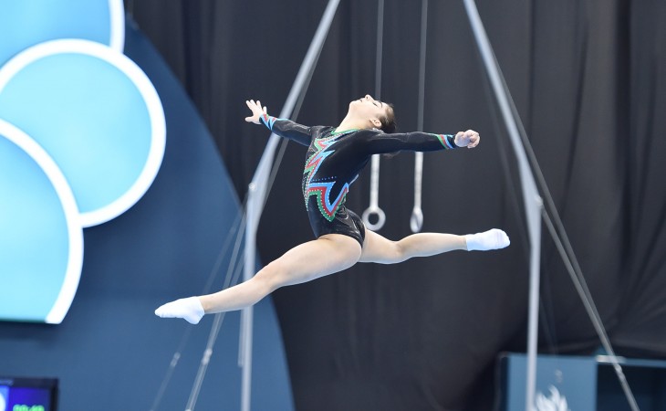 В Баку продолжаются соревнования Кубка мира по спортивной гимнастике