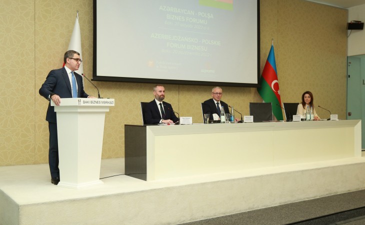 В Баку прошел Азербайджано-польский бизнес-форум