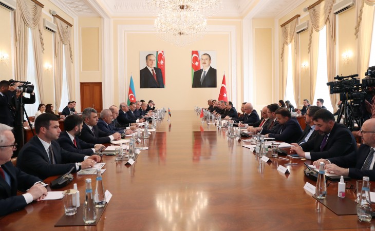 Состоялось заседание Совместной межправительственной комиссии по экономическому сотрудничеству между Азербайджаном и Турцией