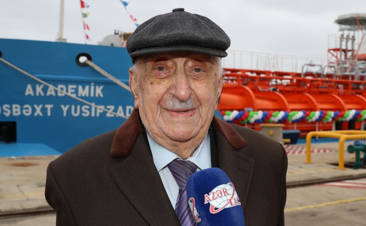 Хошбахт Юсифзаде: Присвоение моего имени танкеру было инициативой Президента Ильхама Алиева