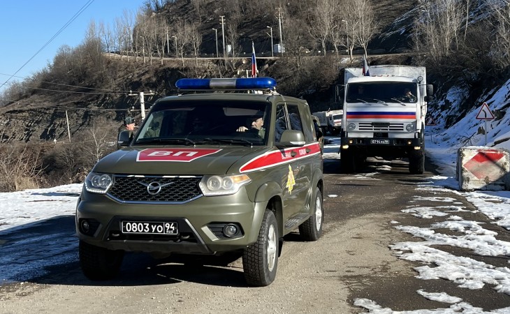 Eleven more vehicles belonging to Russian peacekeepers passed through protest area without hindrance