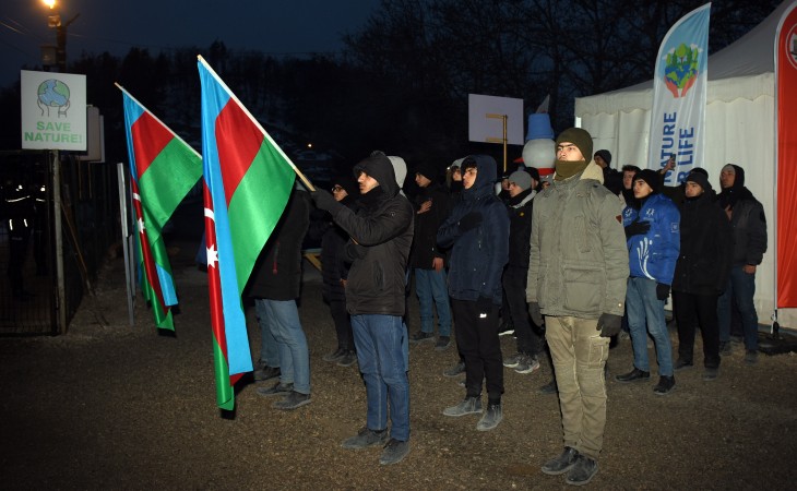 Peaceful protests of Azerbaijani eco-activists on Lachin–Khankendi road enter 51st day