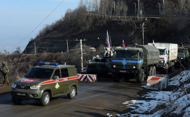 17 Russian peacekeepers’ vehicles passed through protest area without hindrance