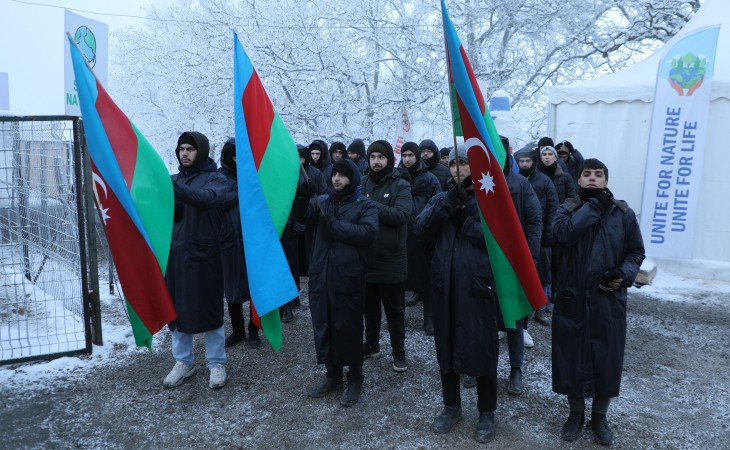 Peaceful protests of Azerbaijani eco-activists on Lachin–Khankendi road enter 62nd day