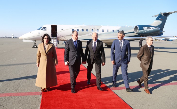 Albania’s President Bajram Begaj arrives in Azerbaijan for working visit