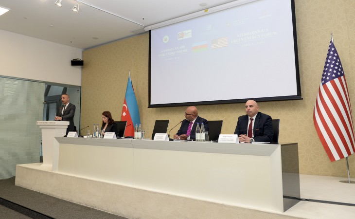 Bakıda Azərbaycan-ABŞ “Yaşıl enerji” forumu keçirilib