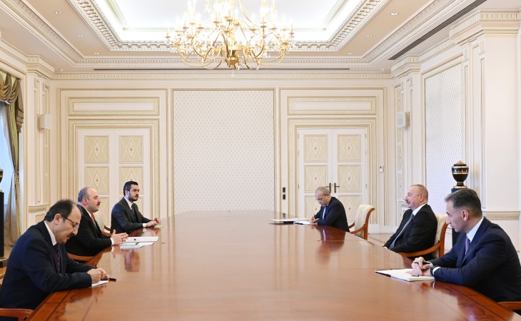 President Ilham Aliyev received Minister of Industry and Technology of Türkiye