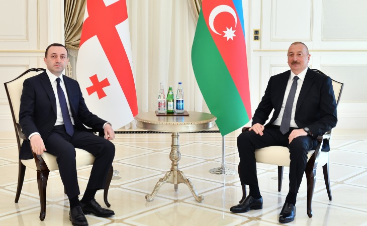 President of Azerbaijan held one-on-one meeting with Prime Minister of Georgia