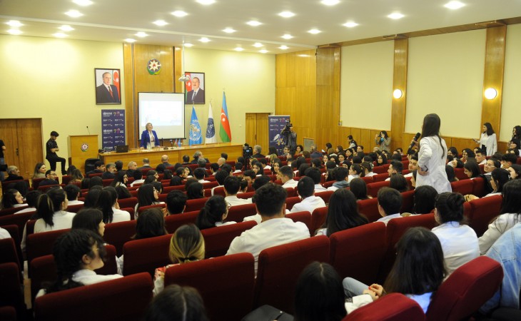 Azərbaycan Tibb Universitetində ÜST-nin 75 illiyinə həsr olunmuş tədbir keçirilib