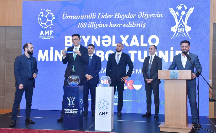 Bakıda keçiriləcək minifutbol üzrə beynəlxalq turnirin püşkü atılıb