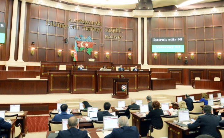 Milli Məclisin plenar iclasında 20 məsələ müzakirə olunub