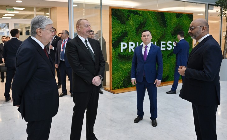 Presidents of Azerbaijan and Kazakhstan visited Astana International Financial Centre