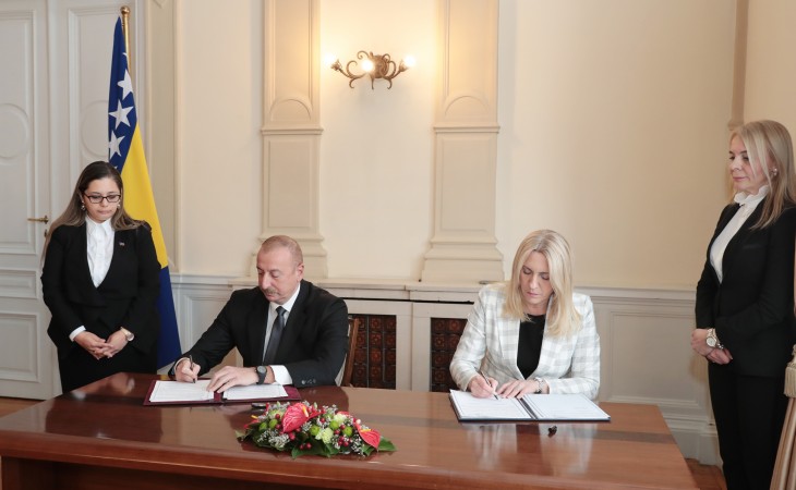 Azerbaijan, Bosnia and Herzegovina signed Declaration on strategic partnership
