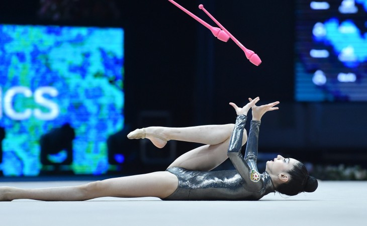 Gimnastımız Nəzrin Abdullayeva “AGF Trophy” turnirində gürzlər ilə yarışların finalına yüksəlib