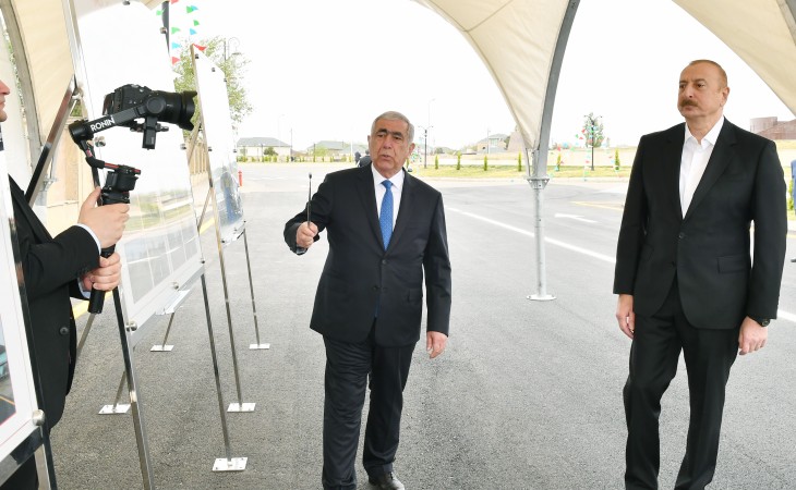 President Ilham Aliyev attended opening of Neftchala-Kurkand- Mayak No. 2 highway
