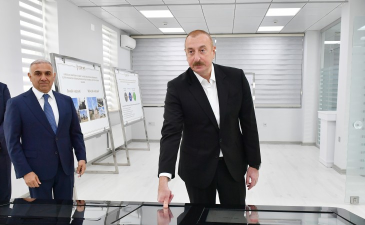 President Ilham Aliyev inaugurated Salyan Digital Management Center owned by “Azerishig” OJSC
