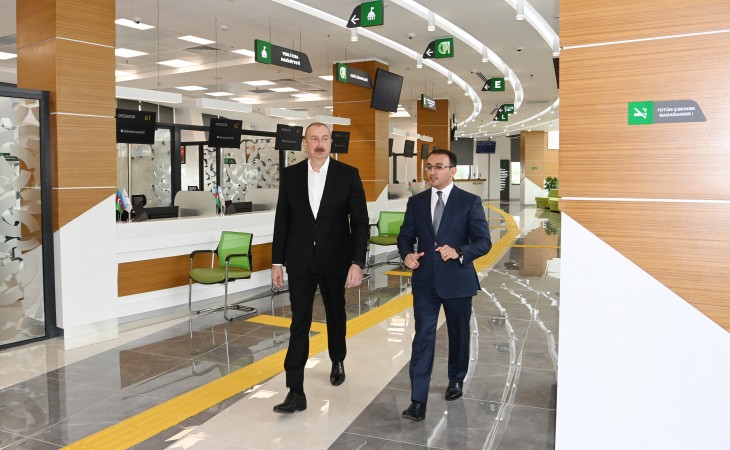 President Ilham Aliyev opened “ASAN xidmet” center in Salyan