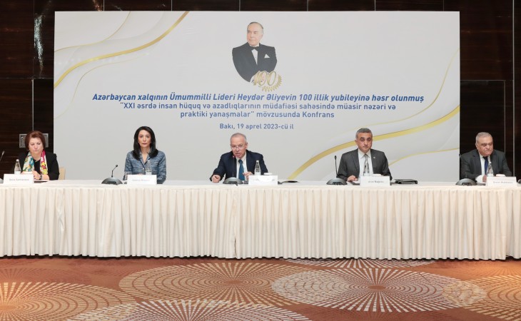 Konstitusiya Məhkəməsi Ümummilli Liderin anadan olmasının 100-cü ildönümünə həsr edilmiş konfrans keçirib