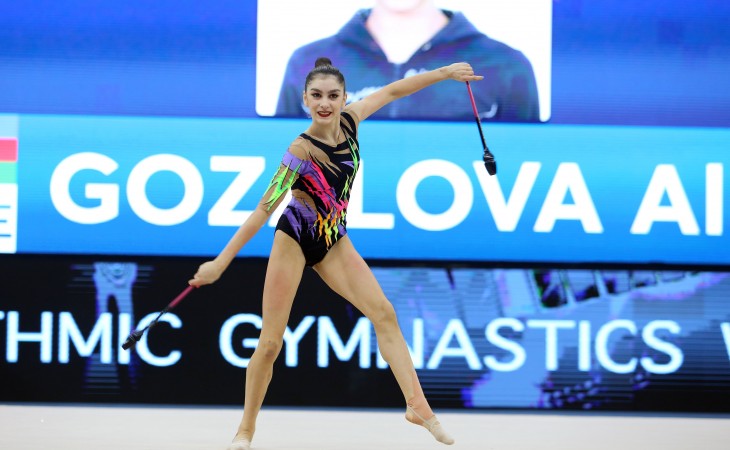 Gimnastlarımız Bakıdakı dünya kuboku yarışlarında gürzlərlə proqramda çıxış ediblər