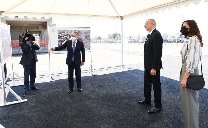 Gəncə şəhərində MİDA tərəfindən inşa edilən yaşayış kompleksinin tikintisi ilə tanışlıq