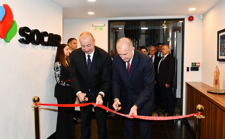 SOCAR’s Bulgaria office opened in Sofia President of Azerbaijan Ilham Aliyev and President of Bulgaria Rumen Radev attended the opening ceremony