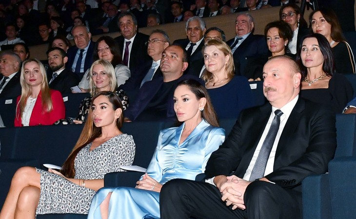 Heydar Aliyev Center hosted concert marking 100th anniversary of academician Zarifa Aliyeva President Ilham Aliyev and First Lady Mehriban Aliyeva attended the concert