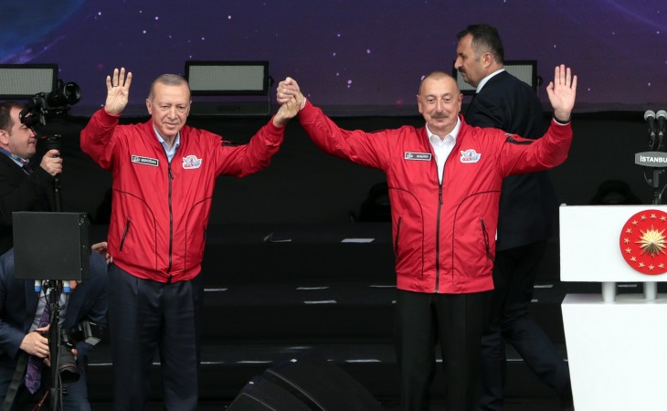 President Ilham Aliyev and President Recep Tayyip Erdogan attended TEKNOFEST Festival in Istanbul