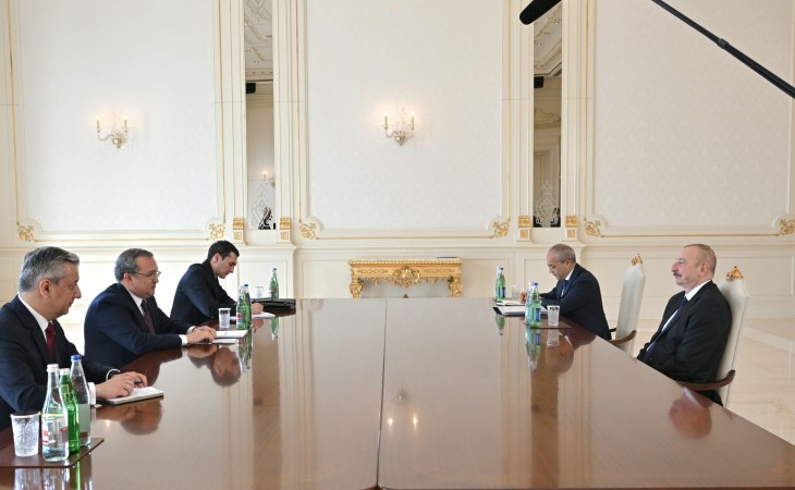 President Ilham Aliyev received Chairman of Board of “Uzavtosanoat” JSC of Uzbekistan